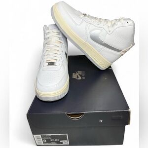 Nike Air Force 1 High Sculpt White Silver - Brand New